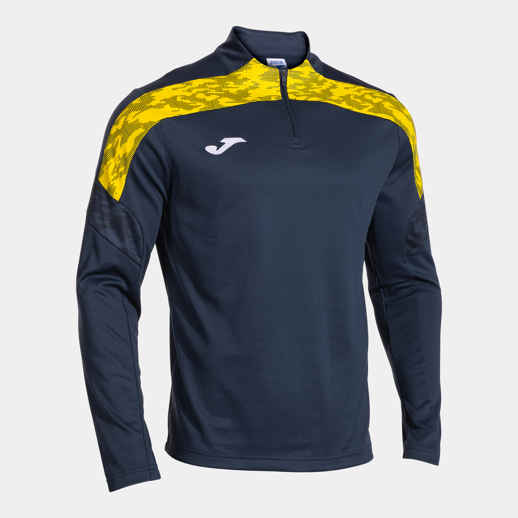 JOMA SUDADERA CHAMPIONSHIP VIII DARK NAVY AMARILLO Talla 4 (6XS) Niño Junior