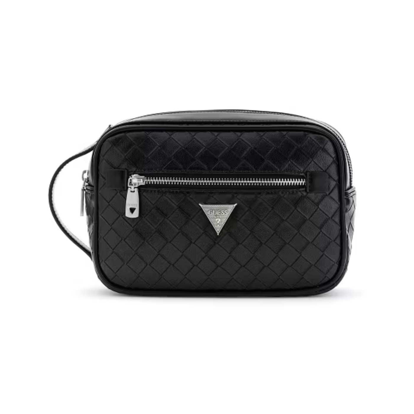 Neceser Guess Torino negro guateado para hombre