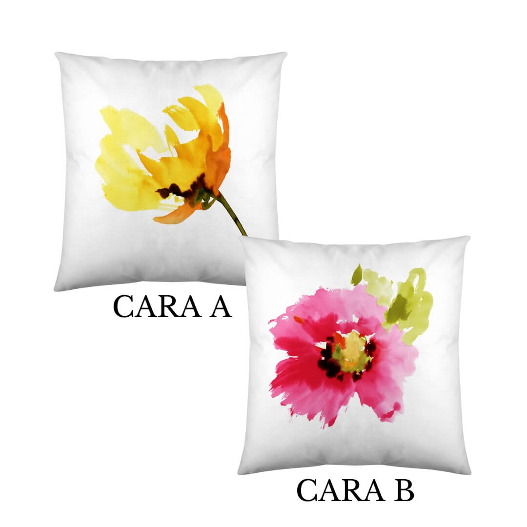 Funda de Cojin Estampado Reversible  ICEHOME - 60x60 cm - Microfibra Extra Suave - Fabricado en España - 20 Modelos - Certificación OEKO-TEX Standard 100