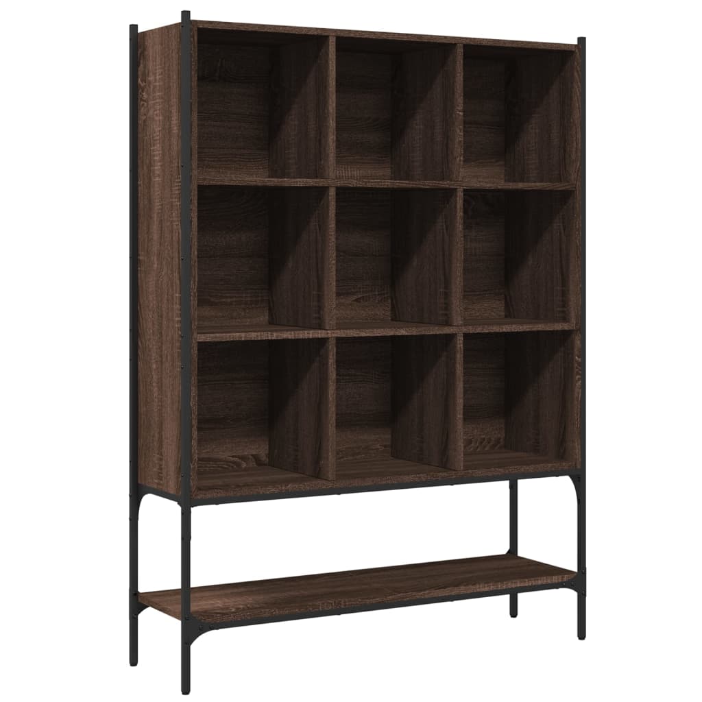 Vidaxl Estantería de Madera 102x30x141,5 Cm Negro - Almacenaje para Oficina, Estudio, Sala de Estar, Dormitorio