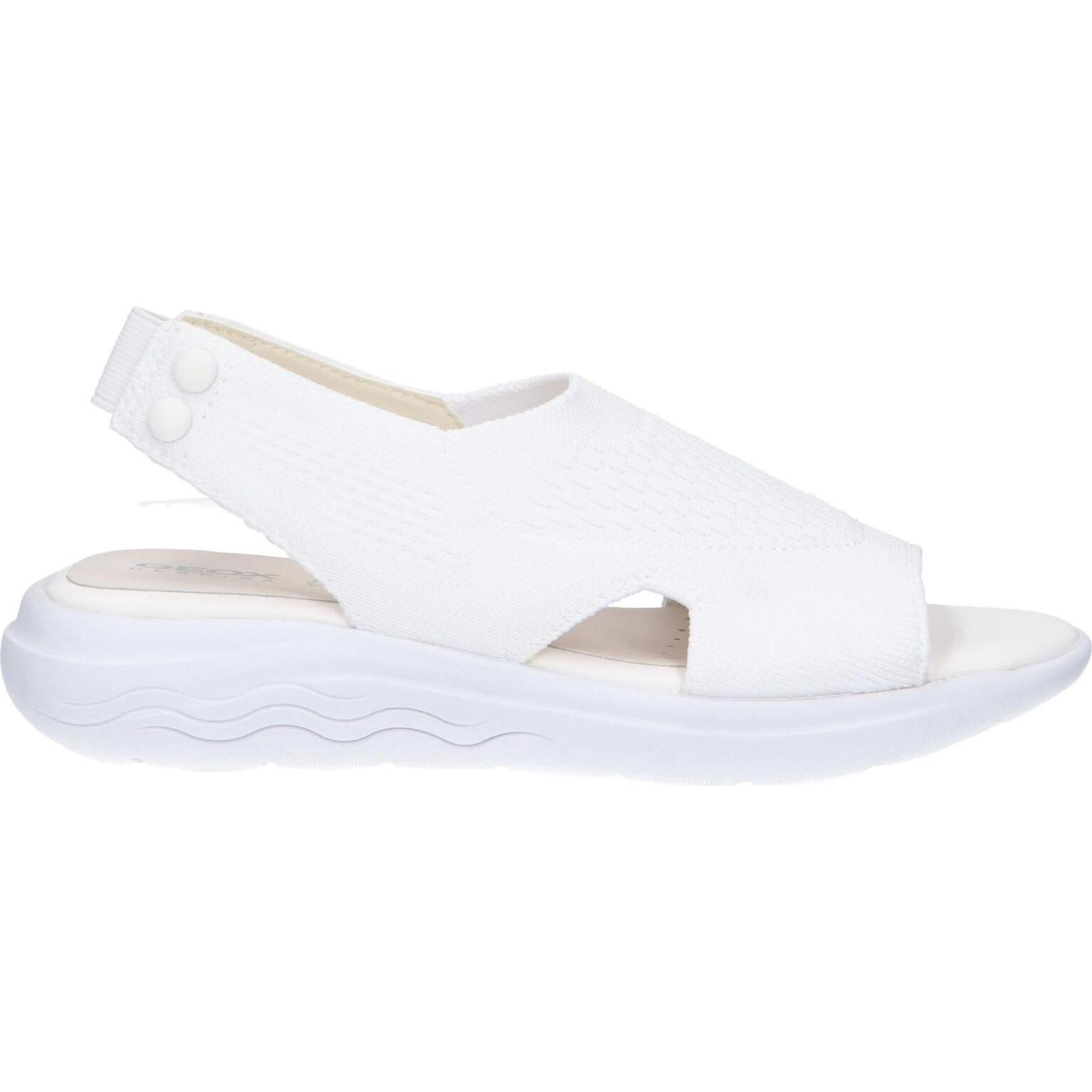 Women's sandals geox d25svd 0006k d spherica ec5 c1000 white