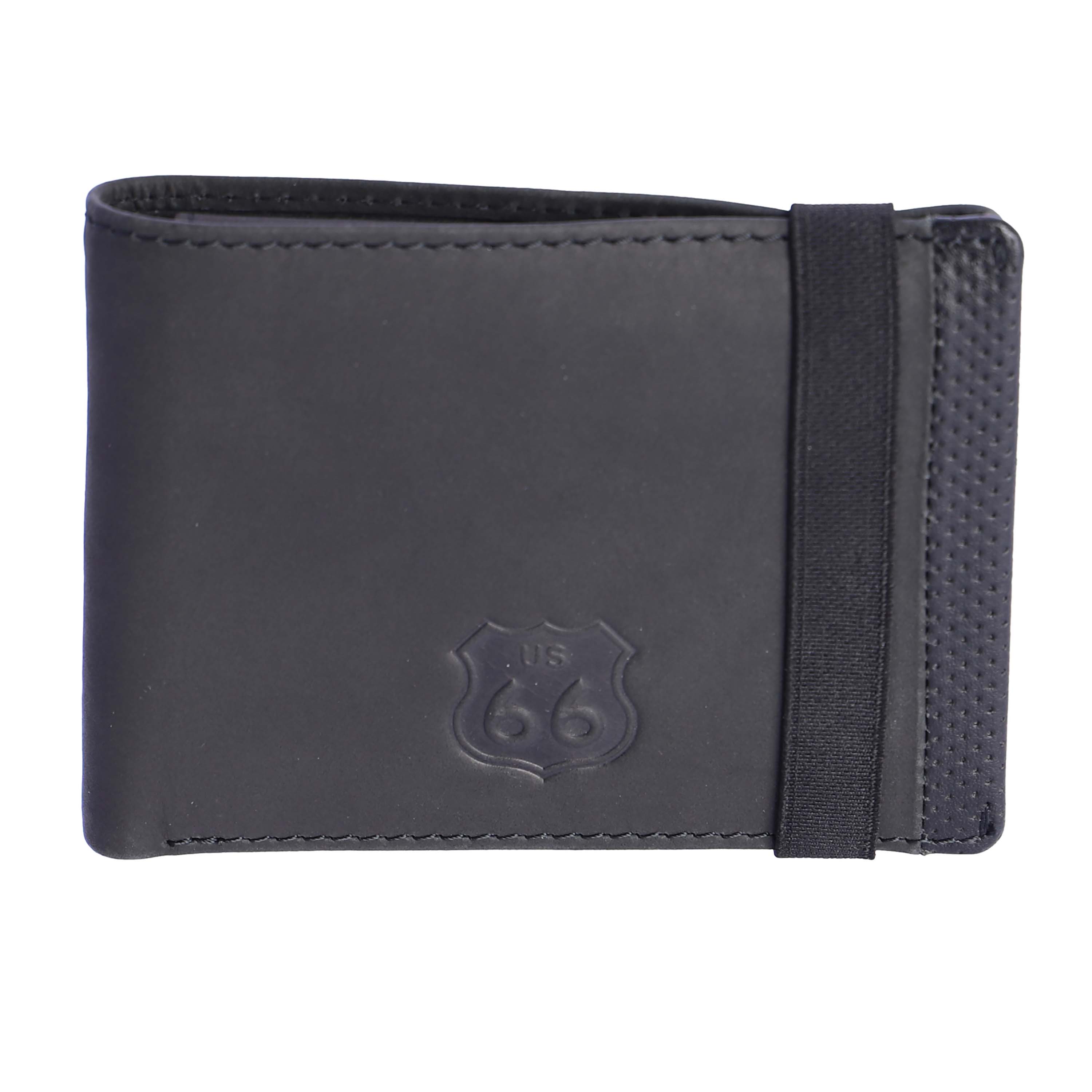 ROUTE 66 - Carteras para Hombre de Piel - Cartera Hombre con Monedero - Monedero Hombre Casual - Cartera Tarjetero Hombre Gran Capacidad con Protección RFID - Daniel