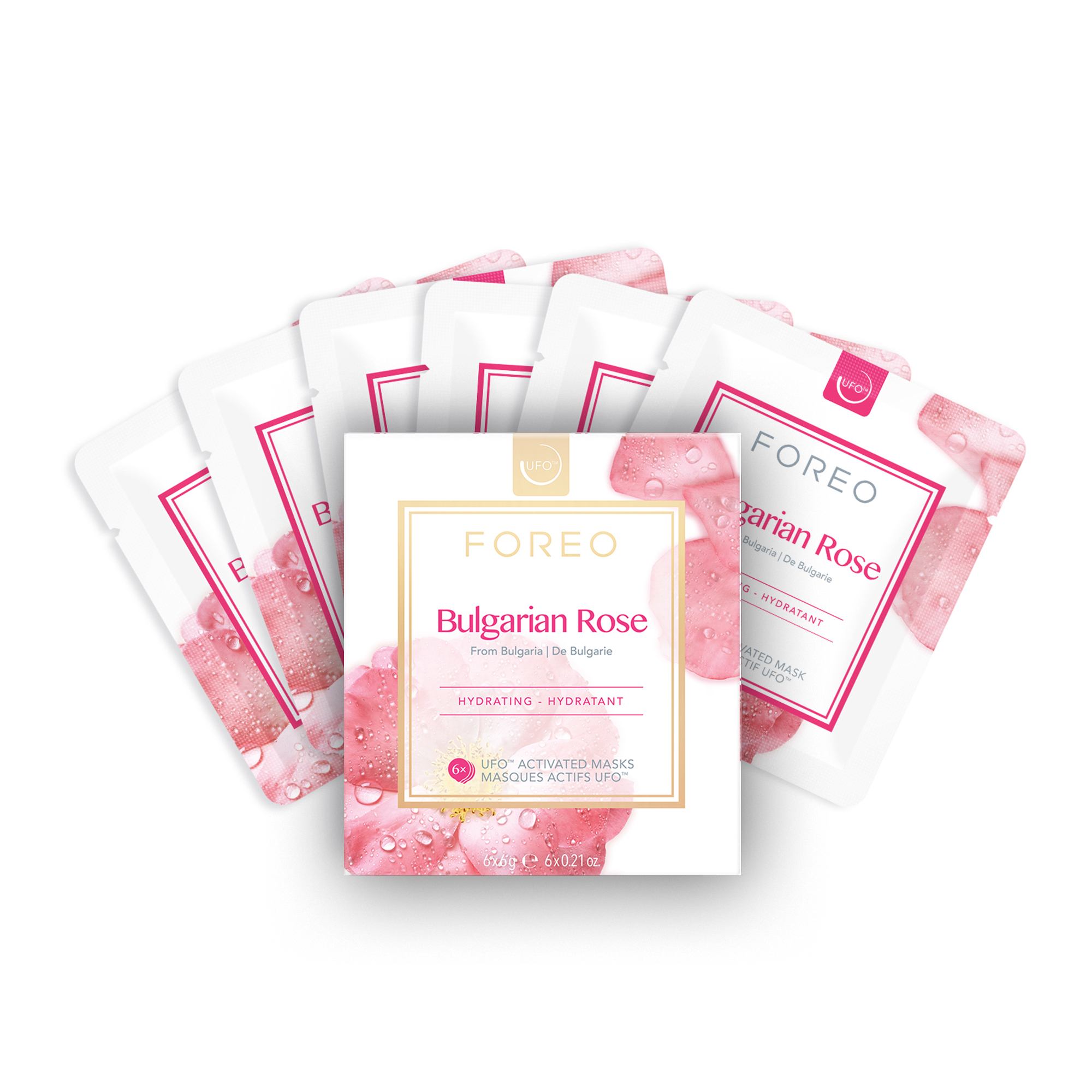 Mascarilla activa UFO Acai Berry, de FOREO - pack de 6 unidades