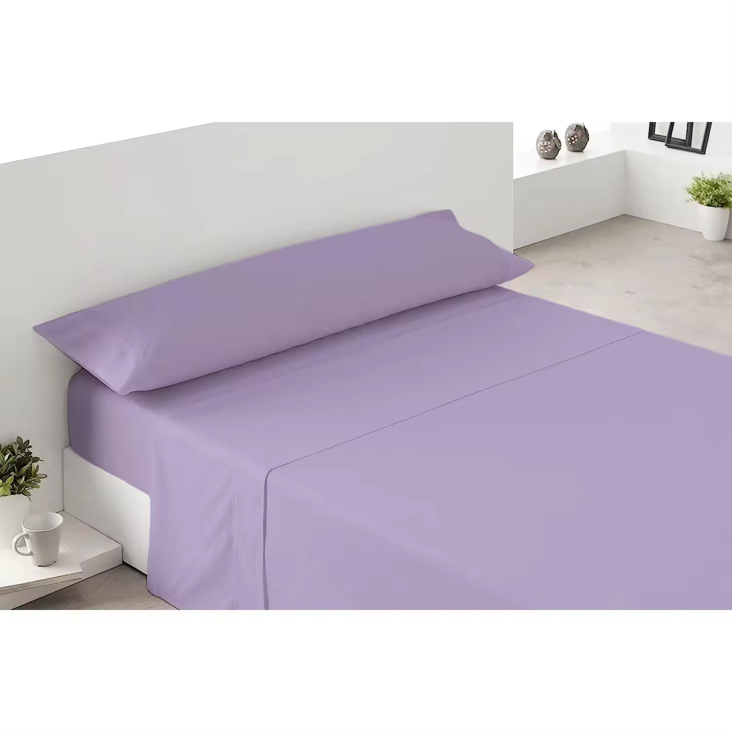 Juego de Sábanas 100% Poliéster 3 Piezas, Para Camas de 90/105/135/150/180/200cm, Profundo hasta 30cm Sabanas, Funda de Almohada - Bajera Ajustable Elastica y Encimera.