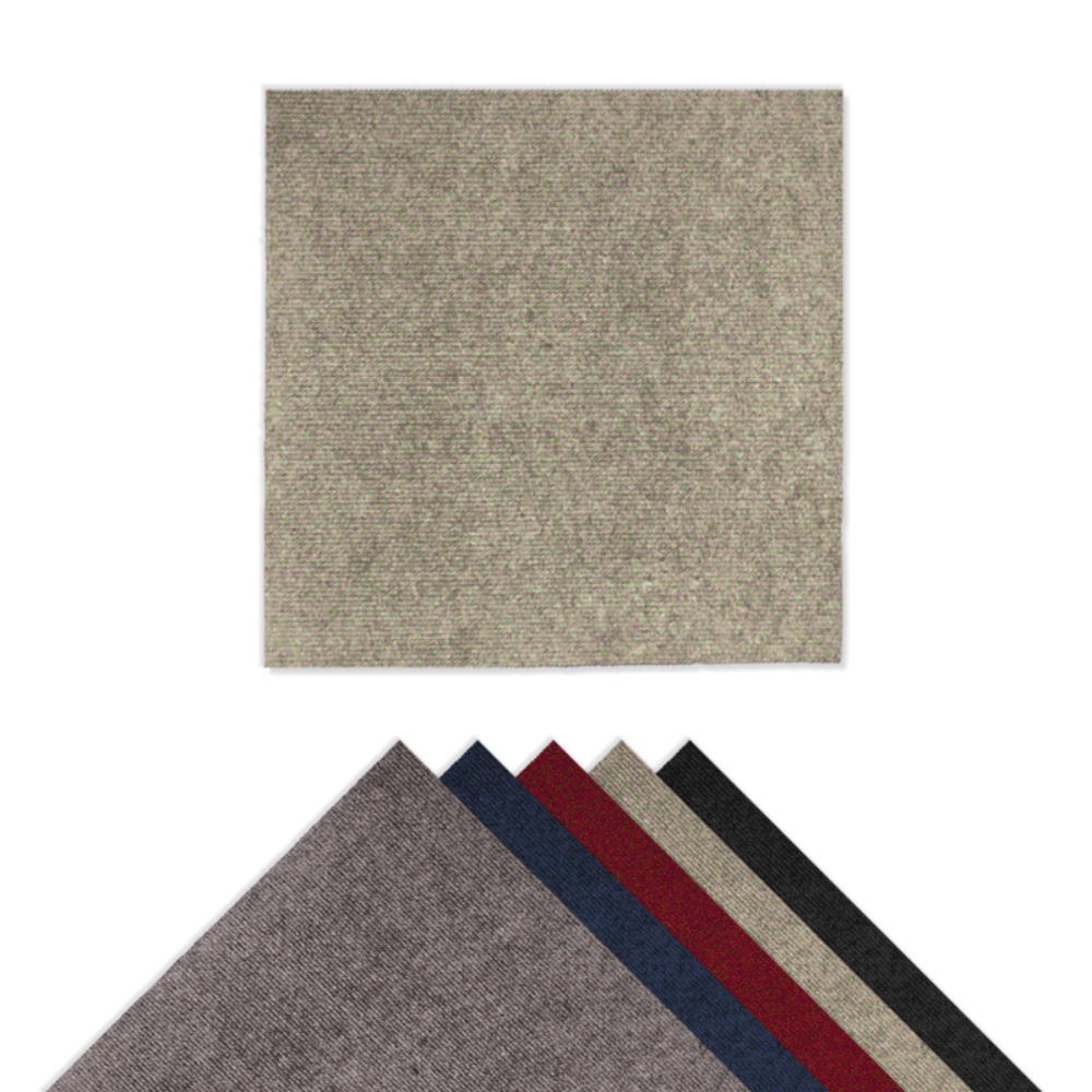 Arquiservi - Moqueta en loseta Báltica Beige 50x50  | Antiestática, insonorizante y apta para oficinas y hogar