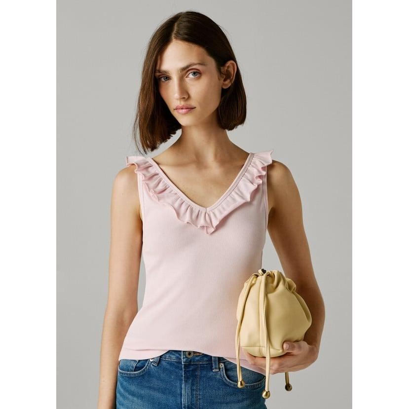 Pepe Jeans Camisetas de chica PL506050 ROSA