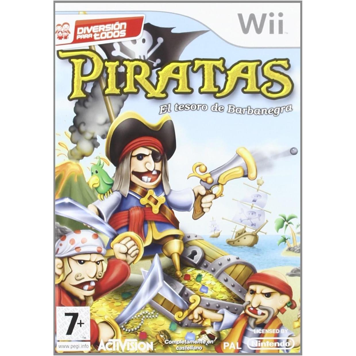 Piratas:El Tesoro De Barbanegra Juego para Consola Nintendo Wii [PAL ESPAÑA]