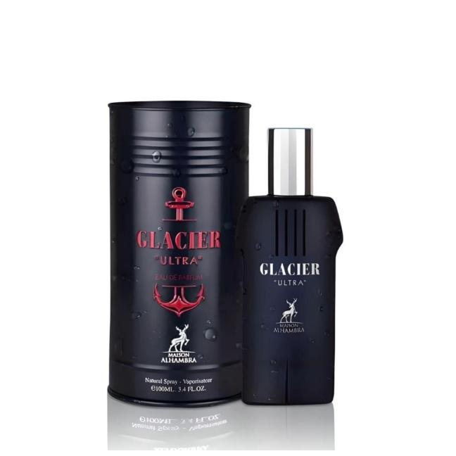 Perfume arabe de hombre y de mujer Glacier Belle ,Glacier Bold, Glacier Ultra y Glacier Pour Homme  Maison Alhambra 100ml,Fragancias femeninas y masculinas orientales,sofisticados,duraderos,Perfume femenino y masculino dulce,amaderado,citrico,floral,fruta
