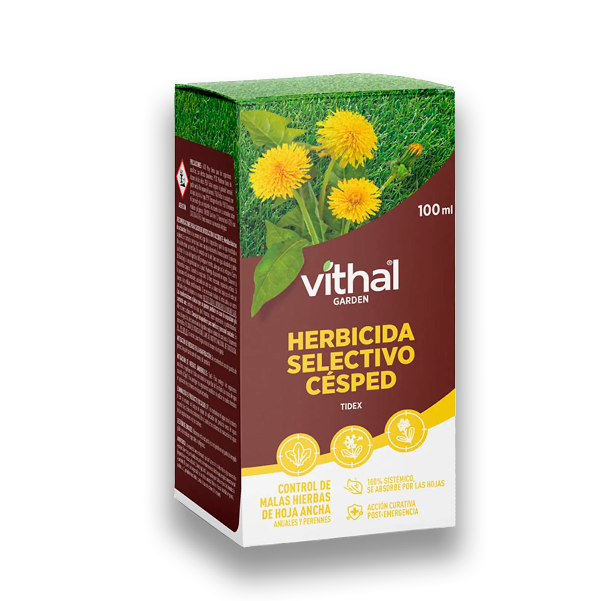 Herbicida contra Malas Hierbas de Césped y Hoja Ancha HERBICLAIR | Formato de100 ml con capacidad de aplicar hasta en 1000 m2) | Composición Fluroxipir 20% p/v | Herbicida Control selectivo contra Hoja Ancha MUY EFICAZ | Nexum+Market