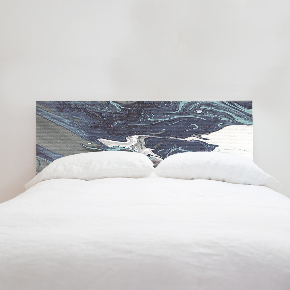 Cabeceros para cama de 150 90  180 (medidas 95x80 95x100 110x80 110x100 110x120 165x80 165x100 originales diseño de Ane Didier forma original y práctica de decorar la habitación con arte Re. ANA DURAN CP 016 C