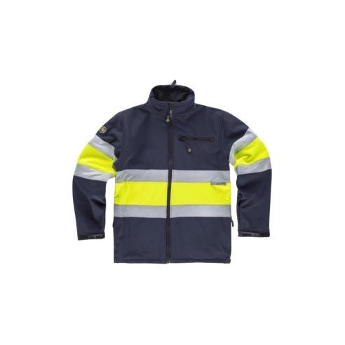 Chaqueta Workshell con Elementos Reflectantes Alta Visibilidad
