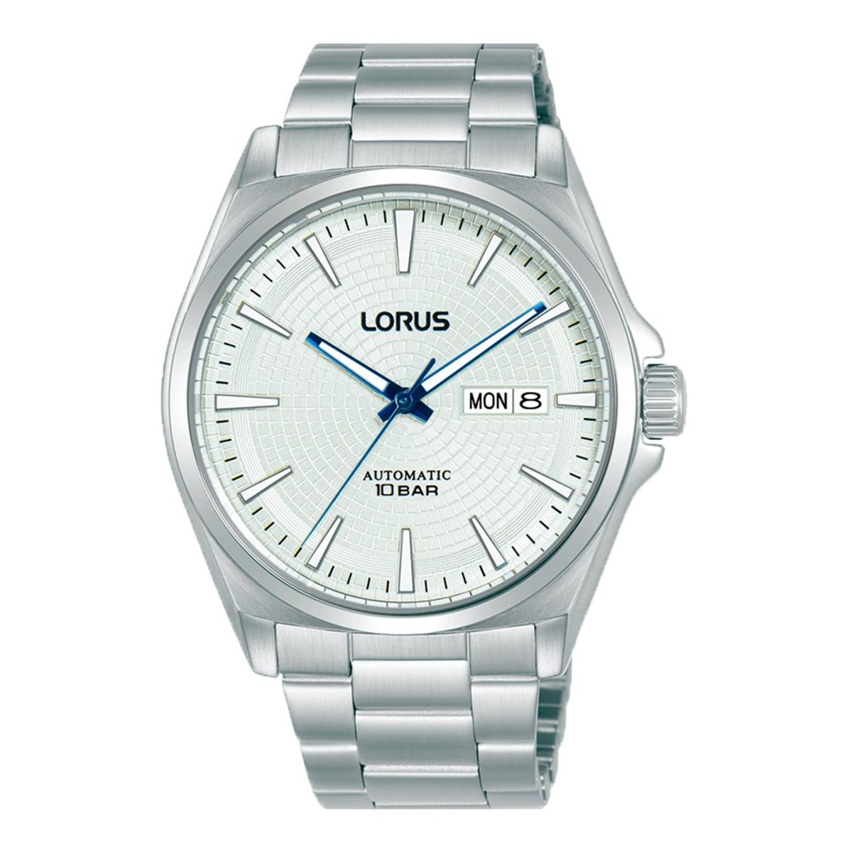 Lorus Reloj Hombre Caja De Acero Pulsera Acero De Color Plata Resistente Al Agua 10 Atm Rl415cx9