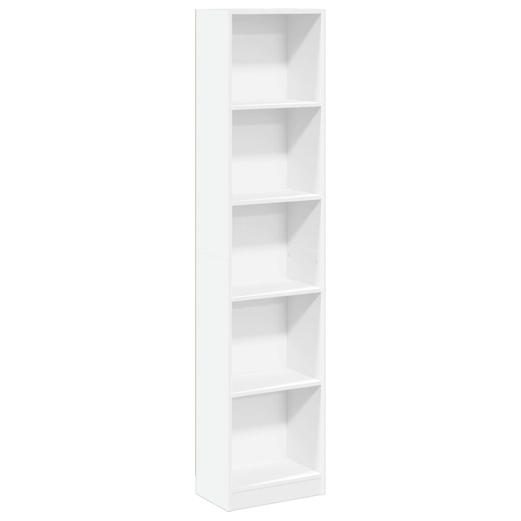 vidaXL Estantería de madera de ingeniería 40x24x176 cm Multicolor