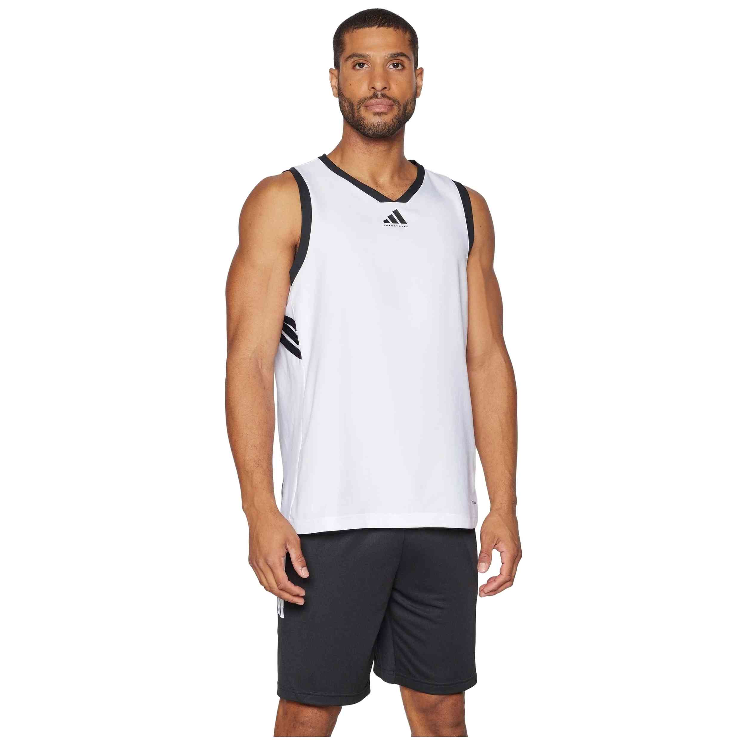 Camiseta De Baloncesto Adidas modelo Crazy Lite "White / Black" para hombre y mujer en color Blanco