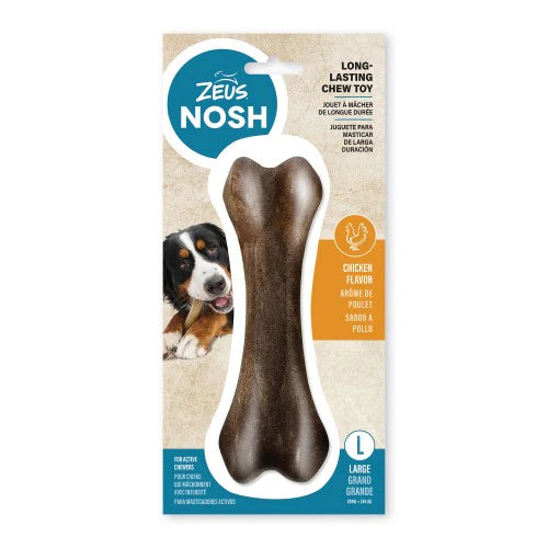 Zeus Hueso mordedor con aroma para perro Zeus Nosh Strong Sabor: Pollo Tamaño: 18cm