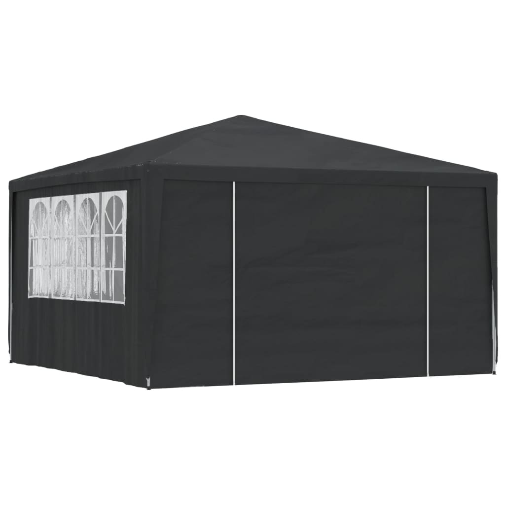 vidaXL Carpa Profesional para Fiestas con Paredes 4x4m Campamento Toldo Color Azul,  Blanco,  Antracita y mas