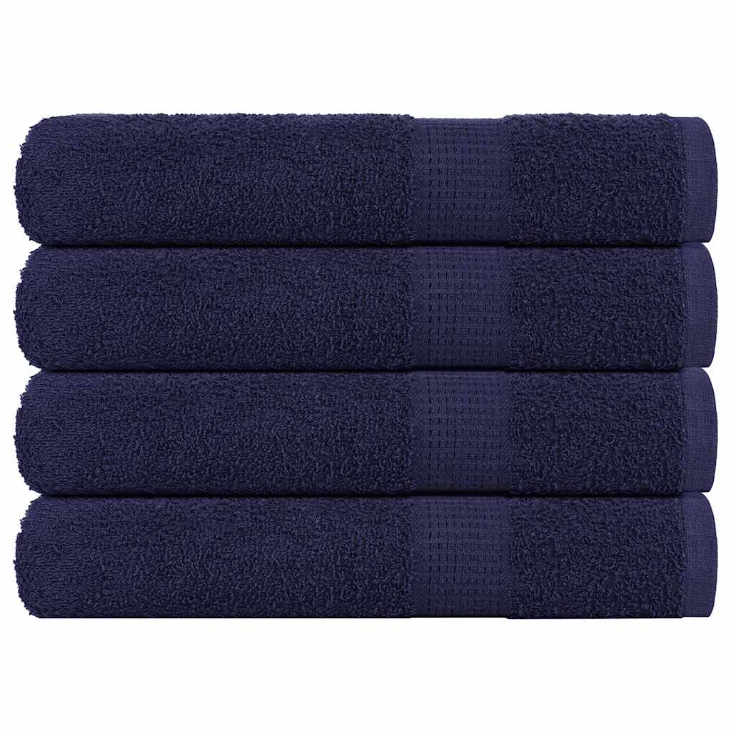 vidaXL Toallas de sauna 4 uds 80x200 cm 360 gsm en color Verde manzana/Tuquesa/orange y más