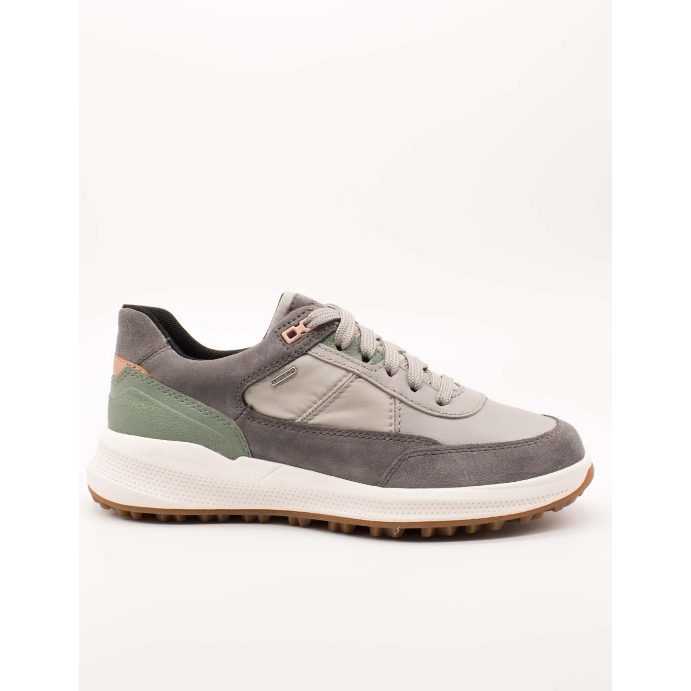 Deportivo Geox D36VRA 02285 C9G1L ABX Stone-Grey de Mujer