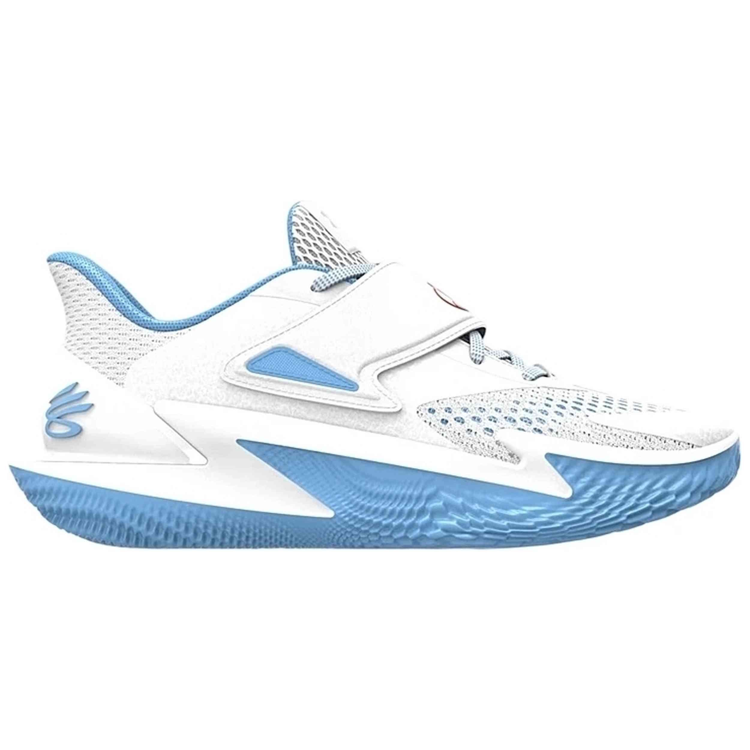 Zapatillas De Baloncesto Under Armour modelo Curry De'Aaron Fox 2 Blue Flame "White/Blue" para hombre y mujer en color Blanco