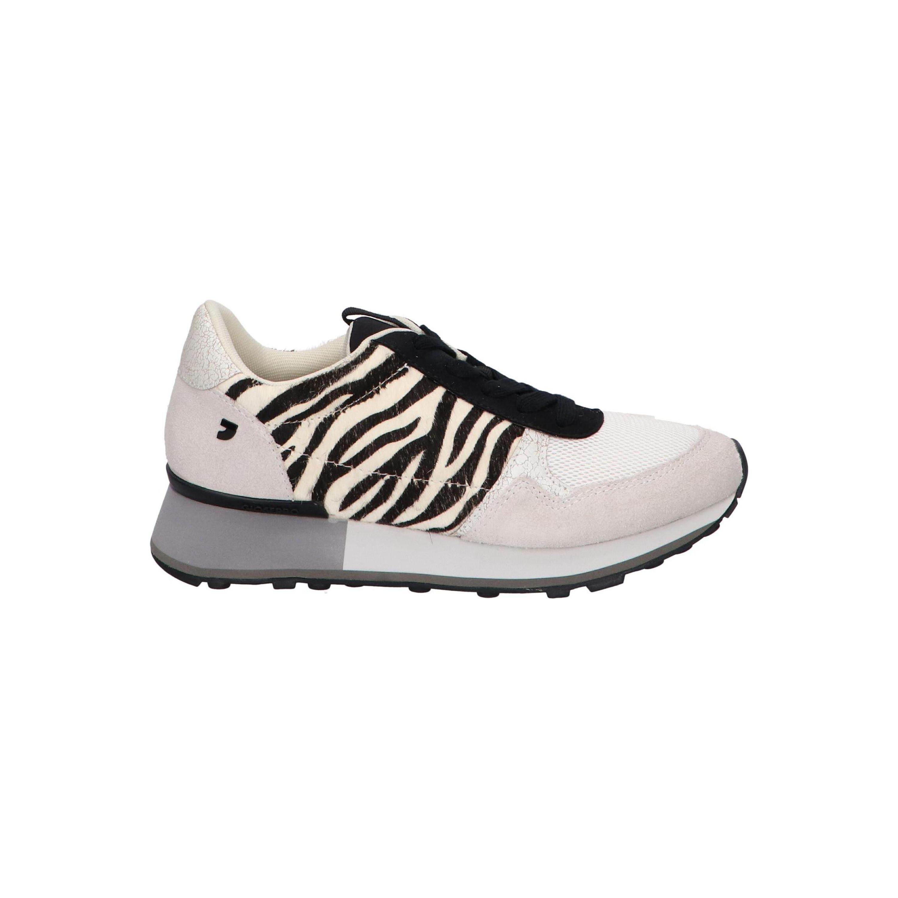 Gioseppo women's casual shoes in beige, leather with textile lining, and rubber sole, lace-up design perfect for everyday wear; comfortable women's shoes ideal for versatile styling in autumn.