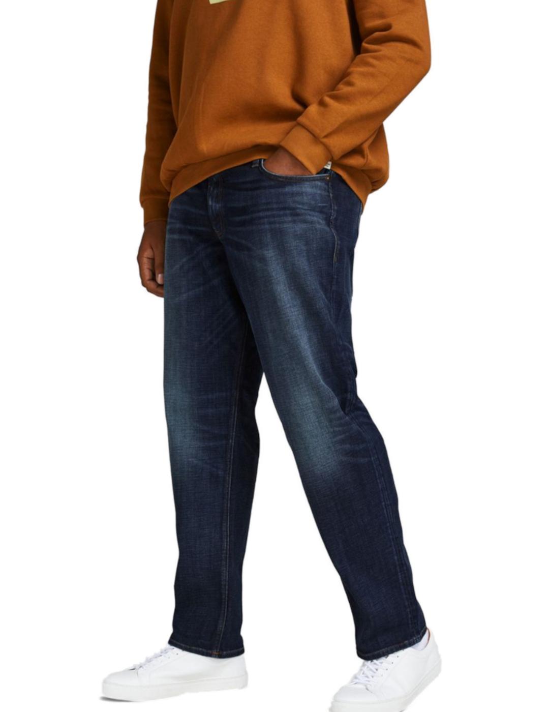 Pantalón Vaquero Jack-Jones Mike Noos Azul Hombre Cómodo y Elegante