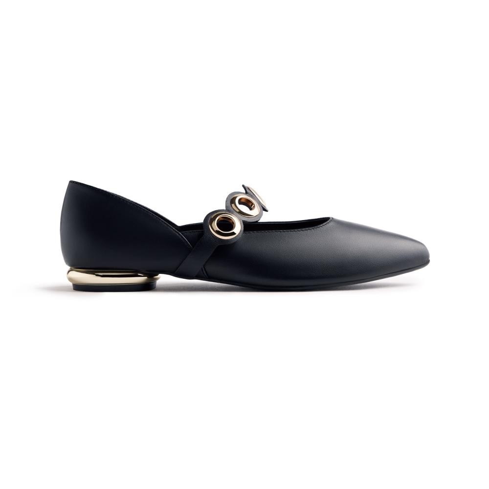 GIOSEPPO 76001 NEGRO  37165 25I ZAPATO CORREA HOLLADOS NEGRO