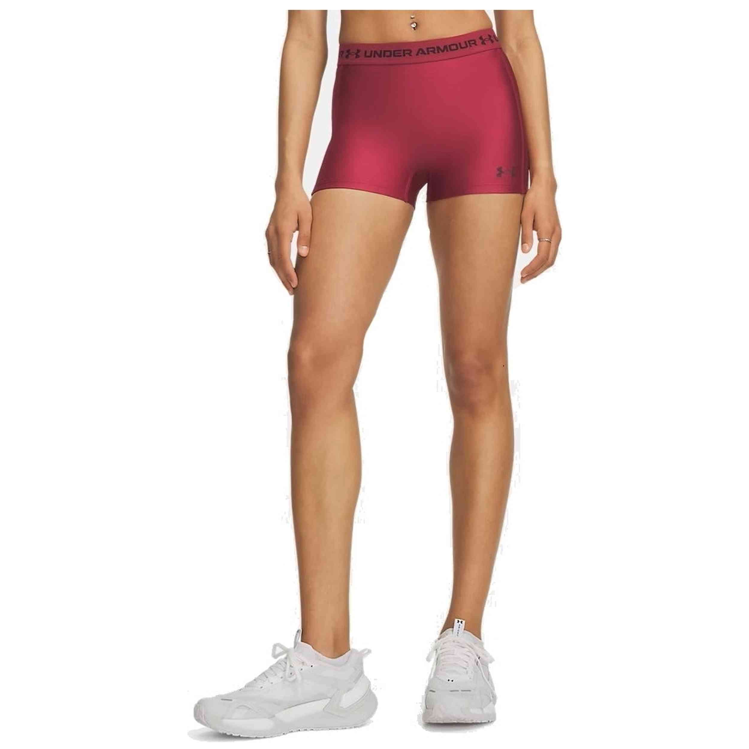 Malla Corta Under Armour modelo HeatGear Shorty para Mujer en color Rojo