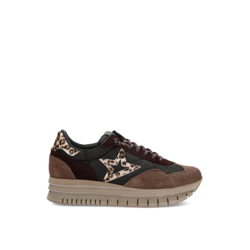 Zapatillas Casual Cetti - Mujer - Suela Doble - Modelo C-1259xl - Color Negro