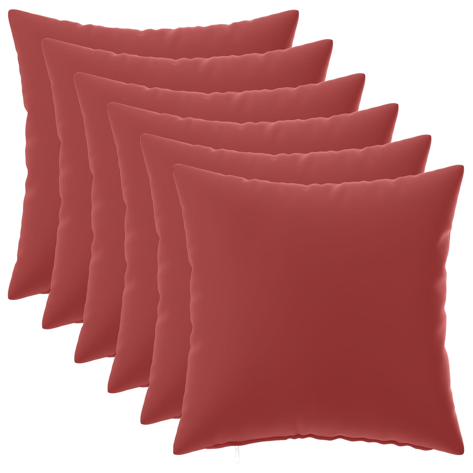 vidaXL Funda de almohada 6 uds. HEERLEN 30 x 30 cm Poliéster Multicolor