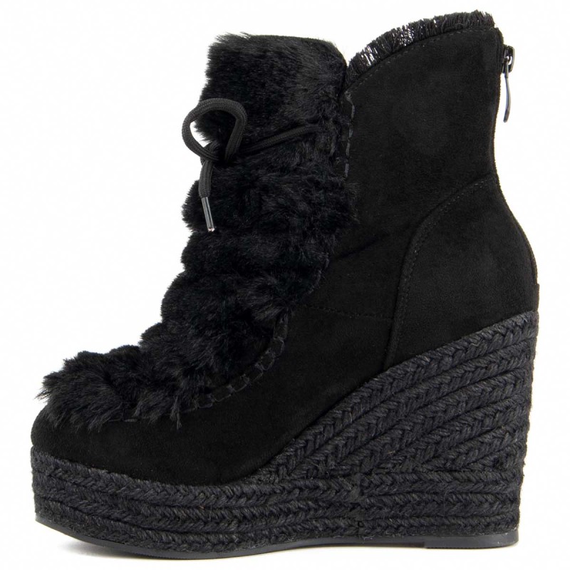 Bota De Cuña Para Mujer.  Montevita  Bottavita21  94002