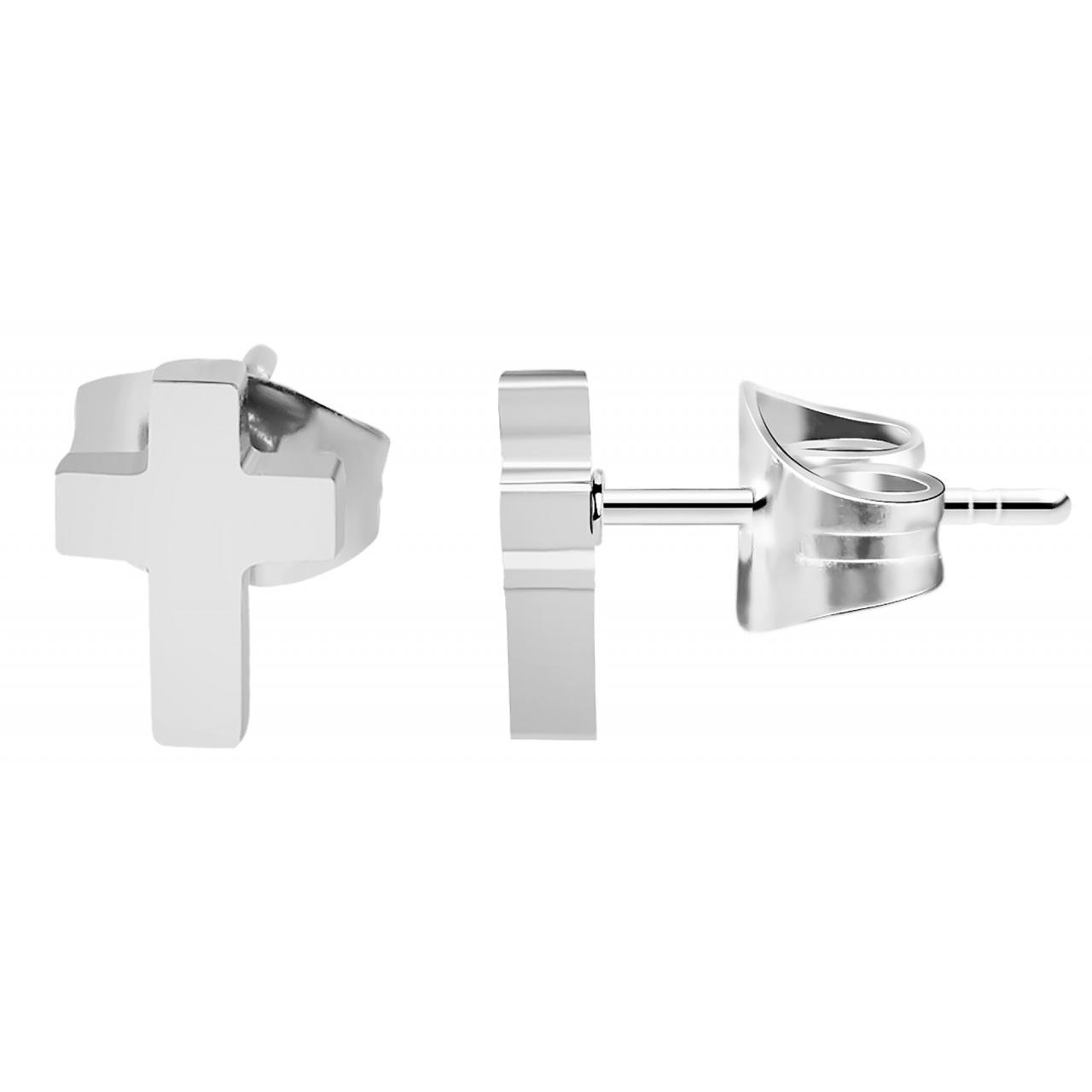 Akzent® Pendientes Cruz em Aço Inoxidável