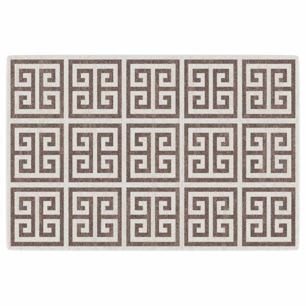 Vidaxl Alfombra Pelo Corto Antideslizante 120x180cm