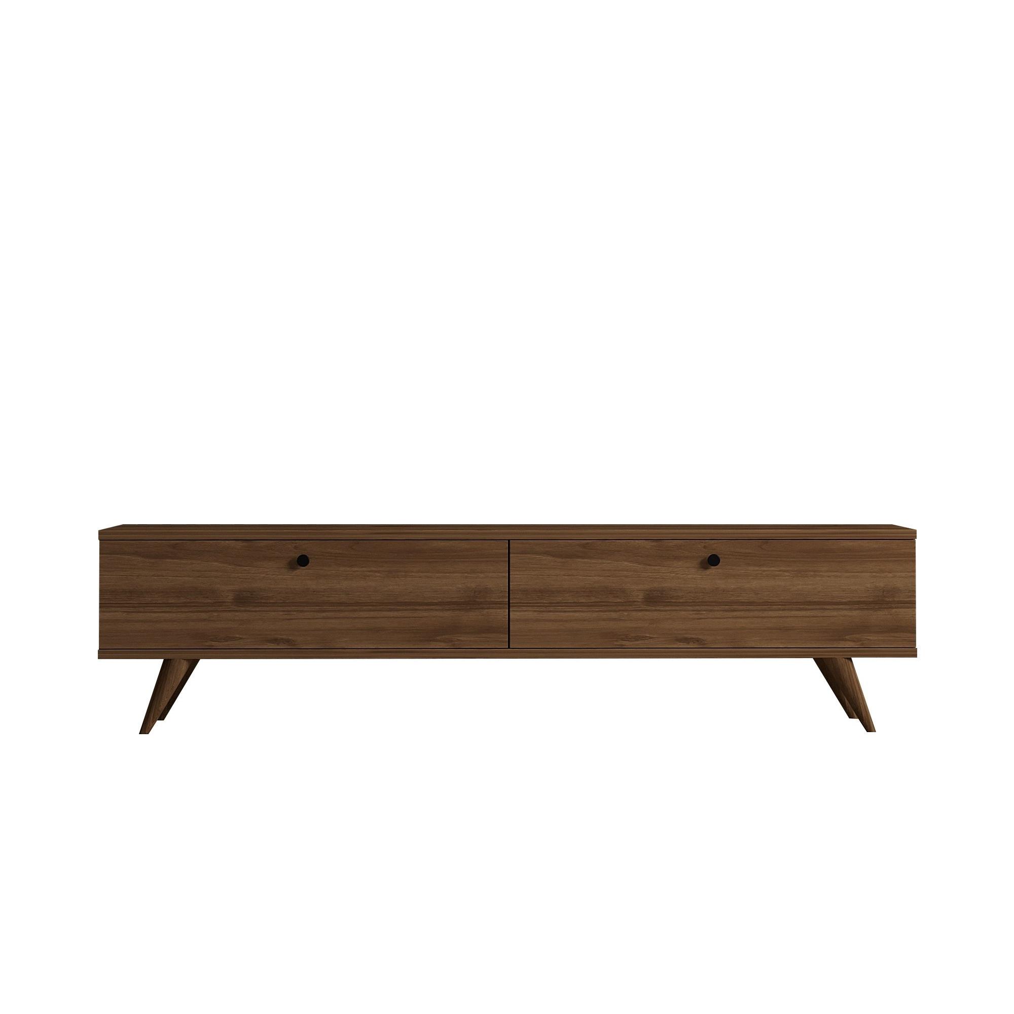 Habitat y Jardin - Mueble para la tele de madera <<Paris>> - 160 x 25 x 40 cm - Blanco