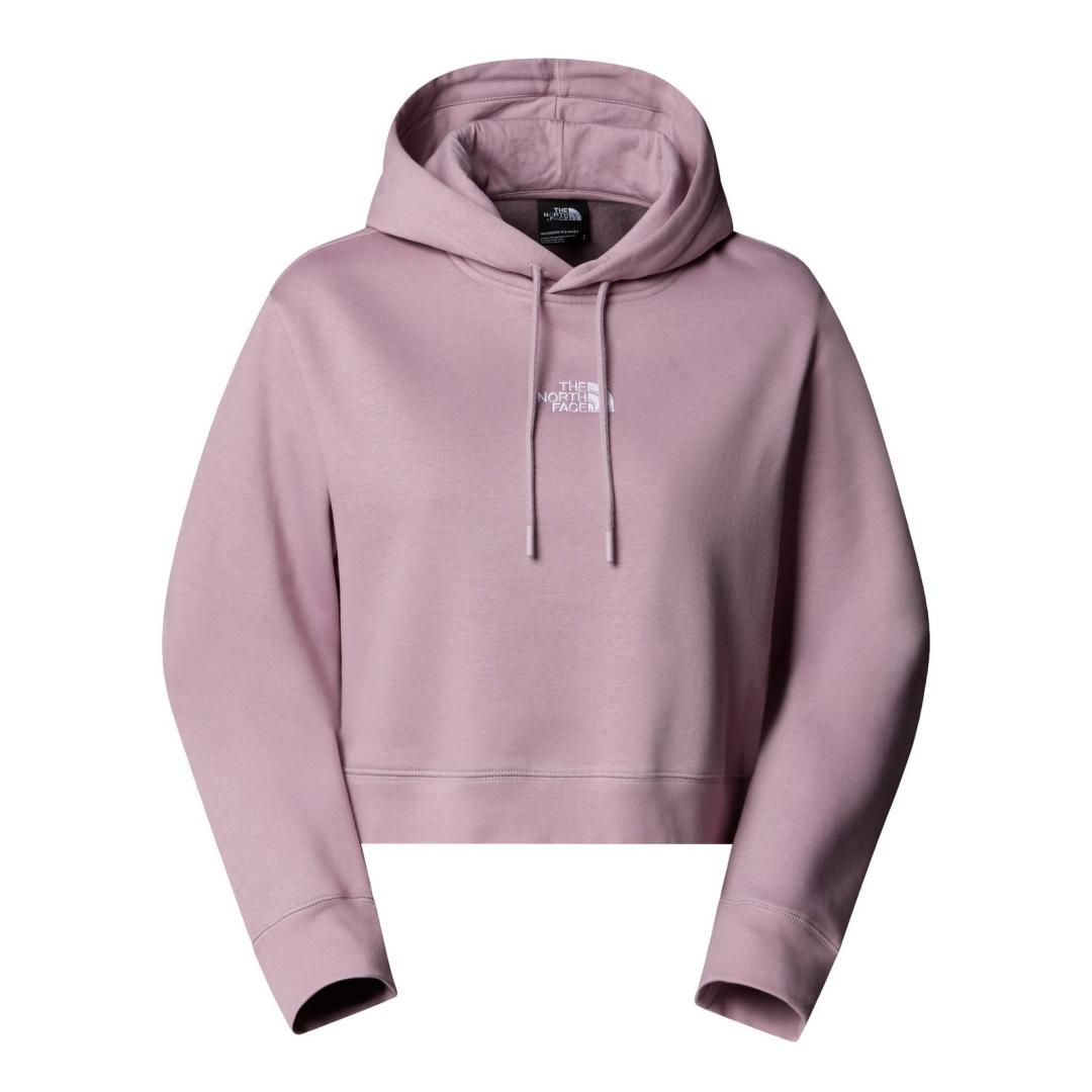 Sudadera Capucha  Mujer TNF Essential Crop Lila