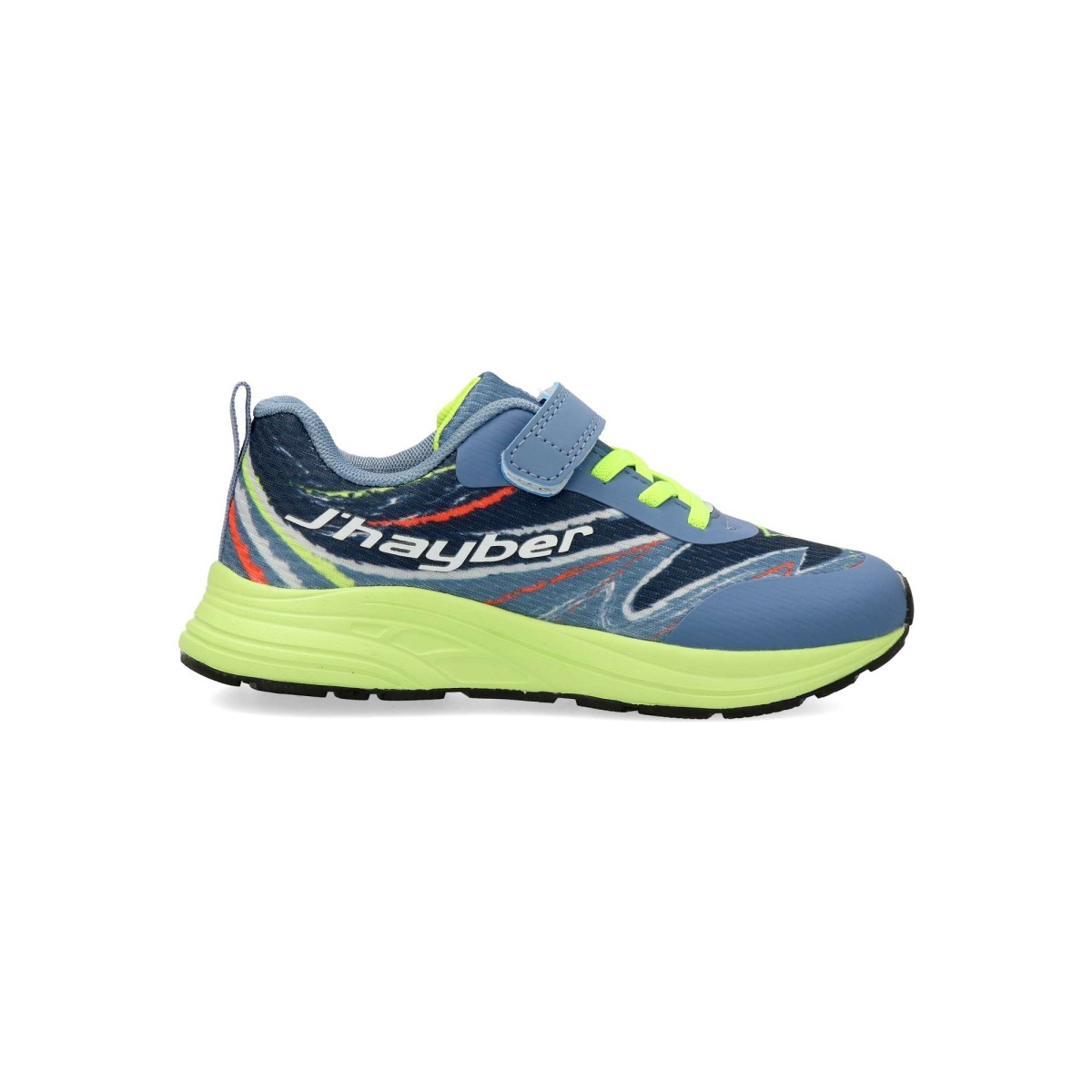 J´Hayber - Zapatillas Ripera deportivas para niña de material sintético y textil con suela de goma ligera ideales para running