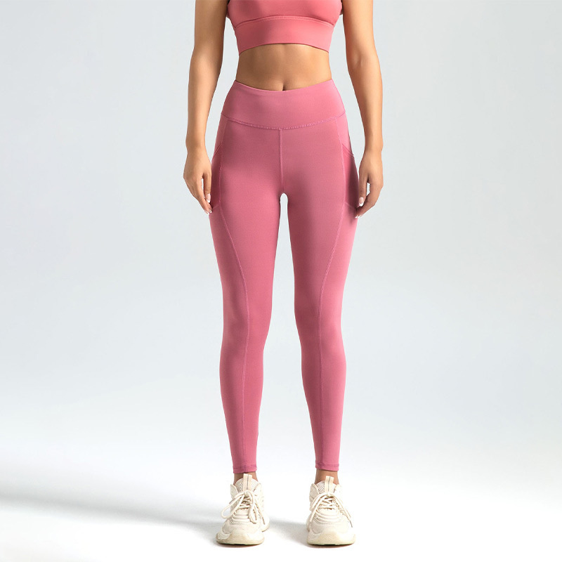 TK Pantalones deportivos y de fitne, pantalones color melalgodón, Mallas elásticaara Correr, Elevación de cadera, High Belt, control del medio ambiente, pantalones de yoga