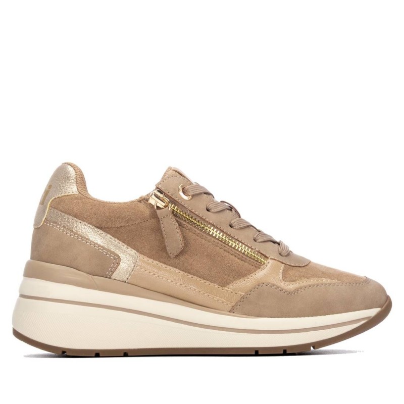 Zapatillas deportivas mujer XTI 146169 02 DEPOTIVO CORDON Y CREMALLERA BEIGE 39913 26I
