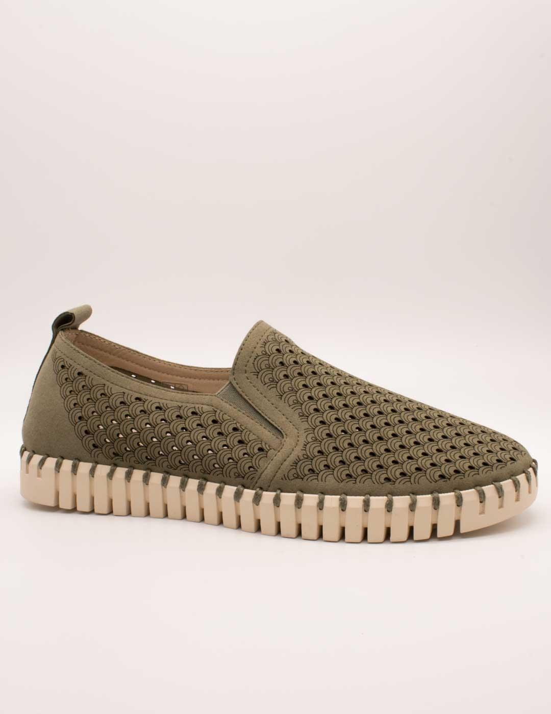 Ilse Jacobsen Deportivo TULIP140-410 Army de Hombre