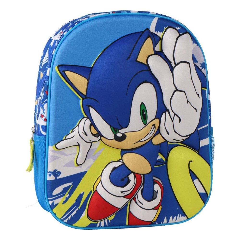 CERDA MOCHILA INFANTIL 3D SONIC MOCHILA 12x25x30 Cms.