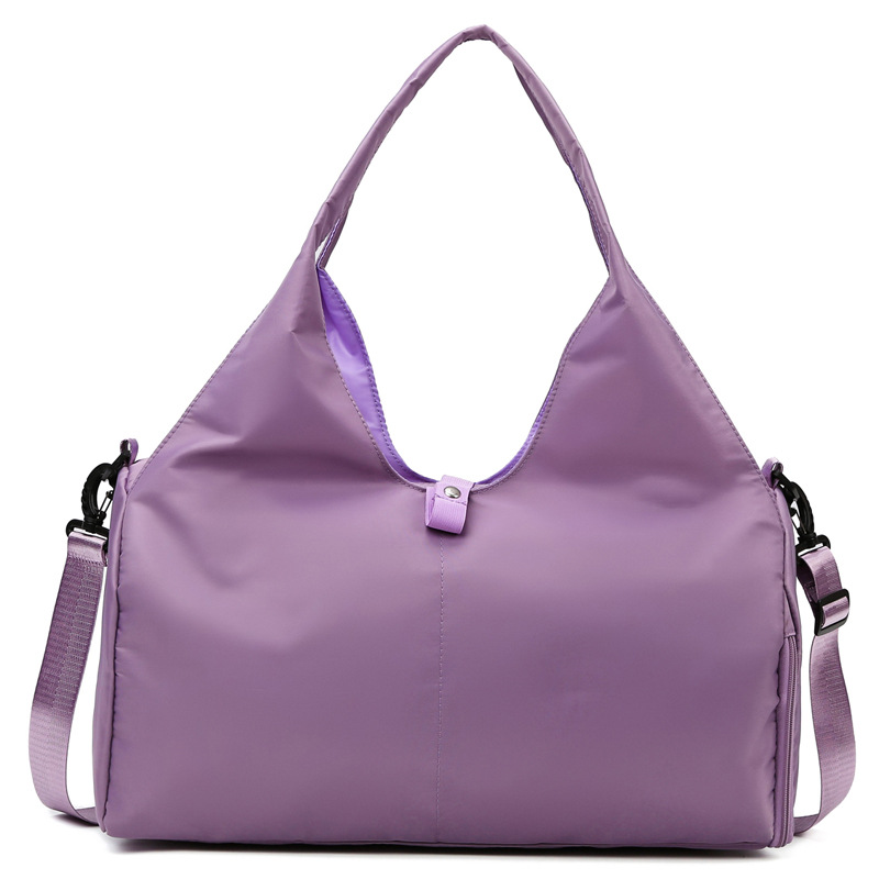 Tote gym bag separación mojado y Seco Bolsa de viaje multifuncional ligero con compartimiento para zapatos gran capacidad Bolsa de Yoga de moda