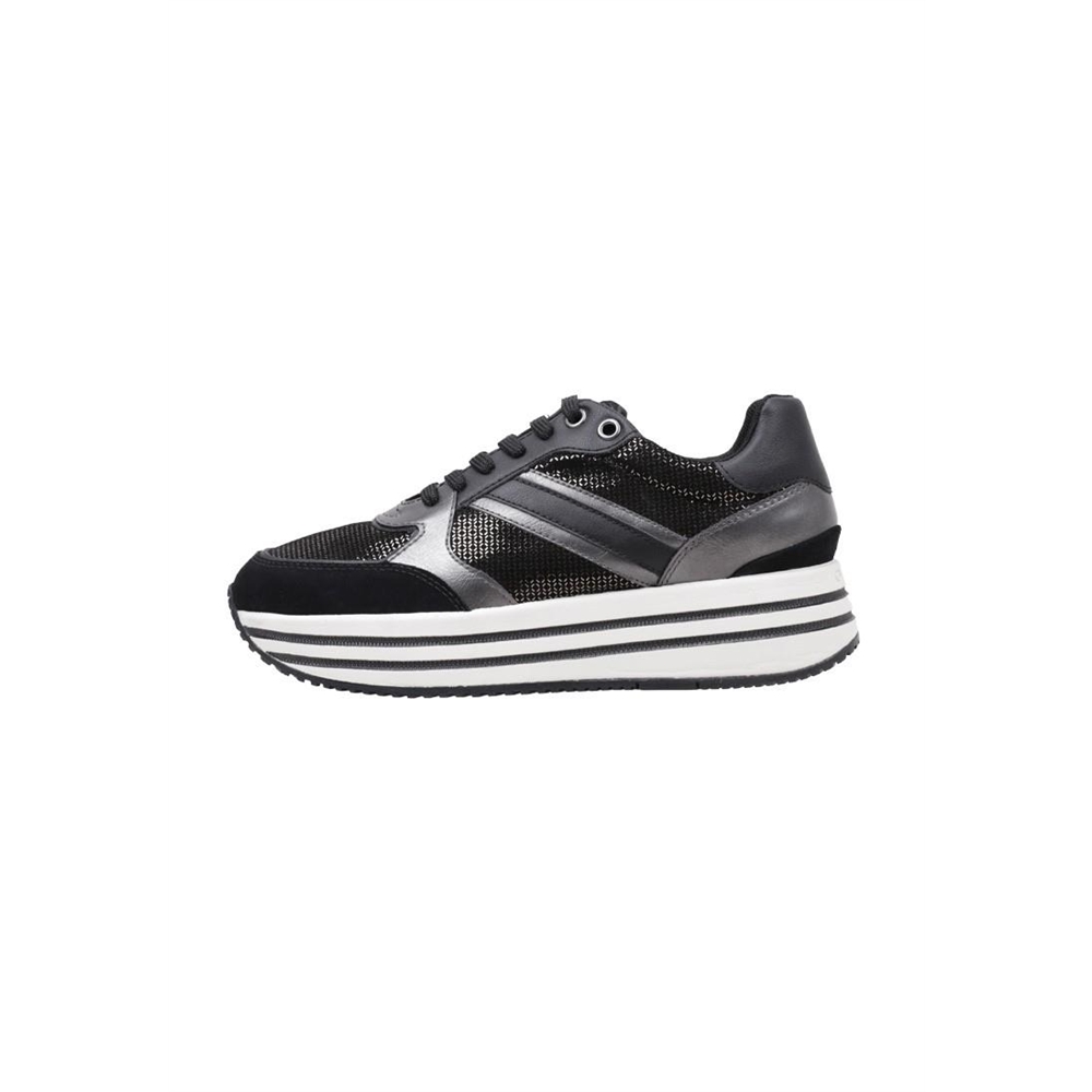Geox D KENCY Deportivas Plataforma mujer Negro