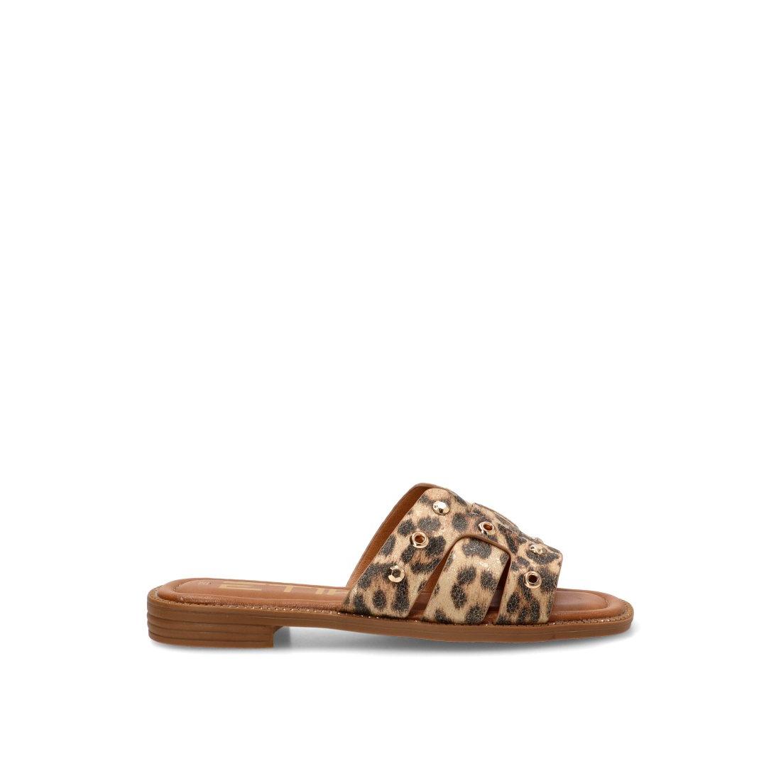 SANDALIAS DE PALA TACHUELAS ANACAPRI 10162, ETIKA MUJER, LEOPARDO