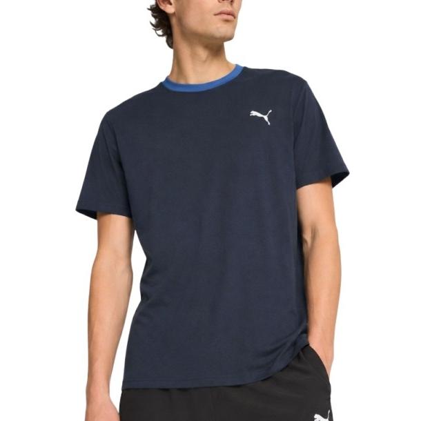 Puma Camiseta de Running Reactive Color Block para Hombre, Disponible en color Dark Denim y Negro