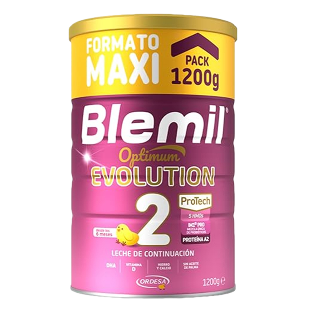 🎀Blemil 2 Optimum Evolution-Leche en Polvo Bebé|Etapa 2|fórmula infantil en polvo apta para bebés de 6 a 12 meses