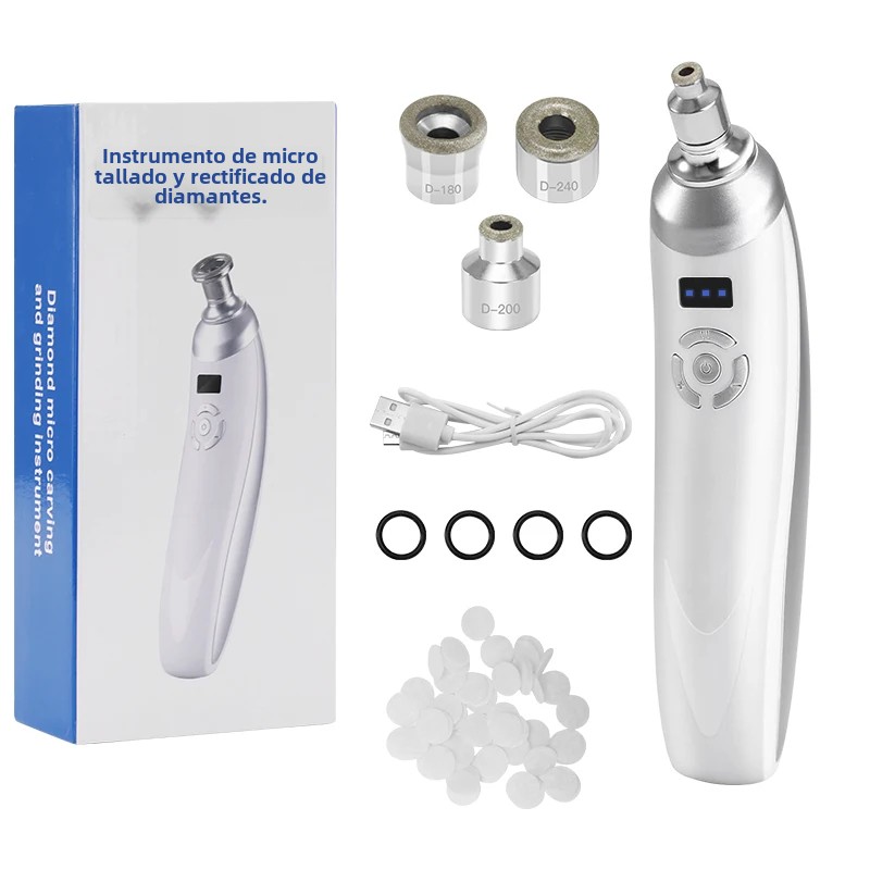 Máquina De Diamante Microdermabrasión Mejorada Para Eliminación De Quistes Profesional Limpieza Facial Profunda Dispositivo De Cuidado De La Piel Para Uso Doméstico