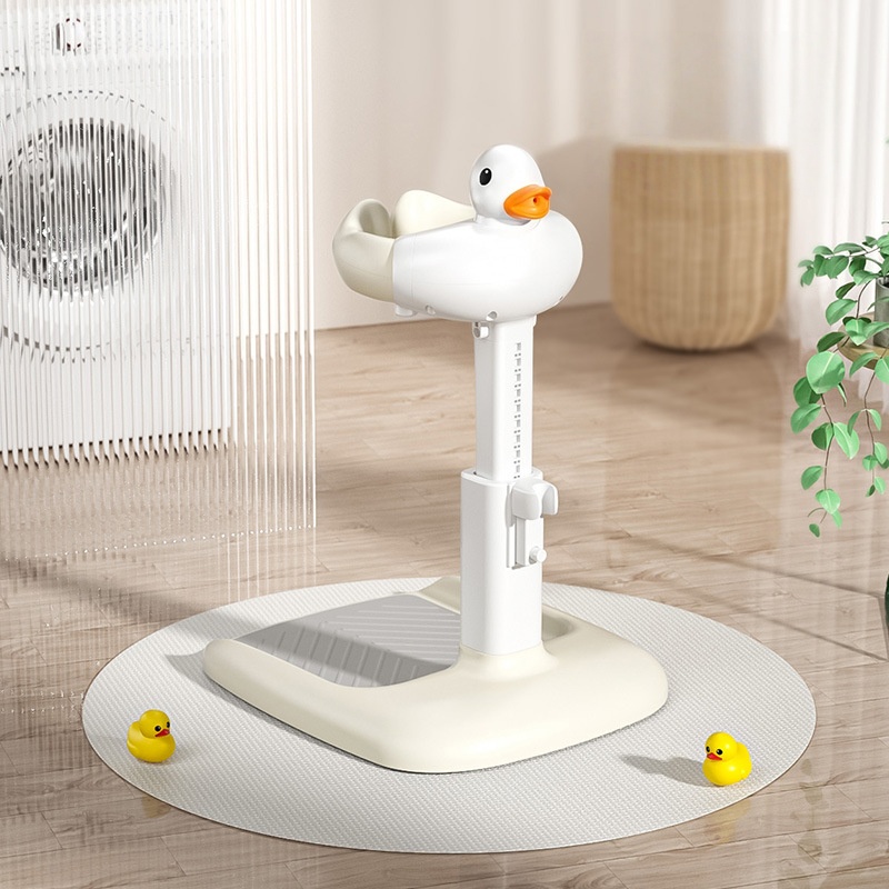 Bañera de pie para bebés, ajustable y desmontable, bañera infantil antideslizante, soporte de baño para el hogar.