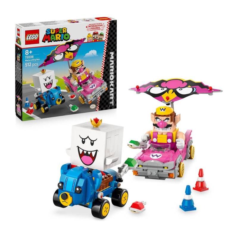 LEGO – Juego de construcción Mario Kart Wario y Rey Boo LEGO Super Mario.
