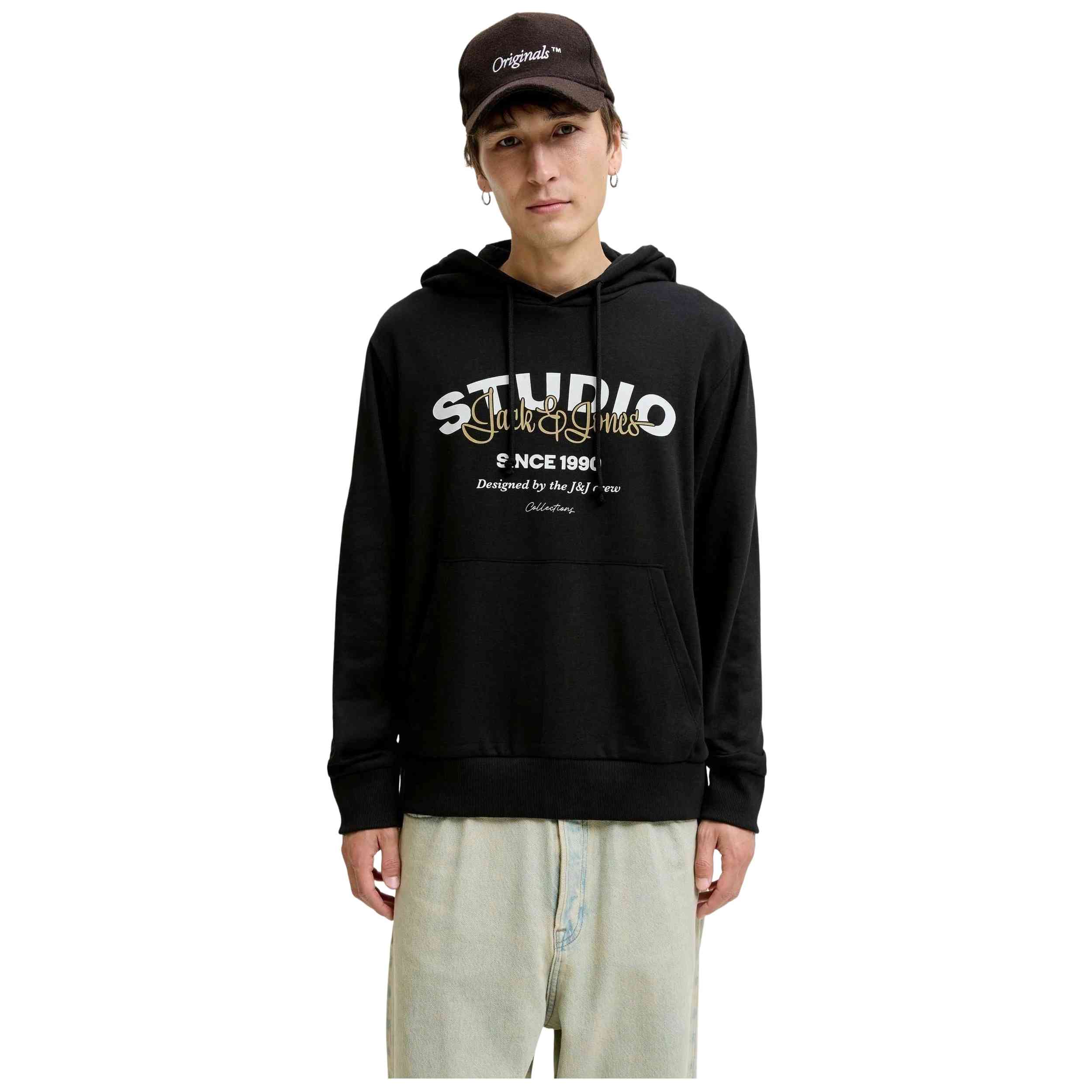 Sudadera Con Capucha Jack & Jones modelo 12278611-BLK para Hombre en color Negro