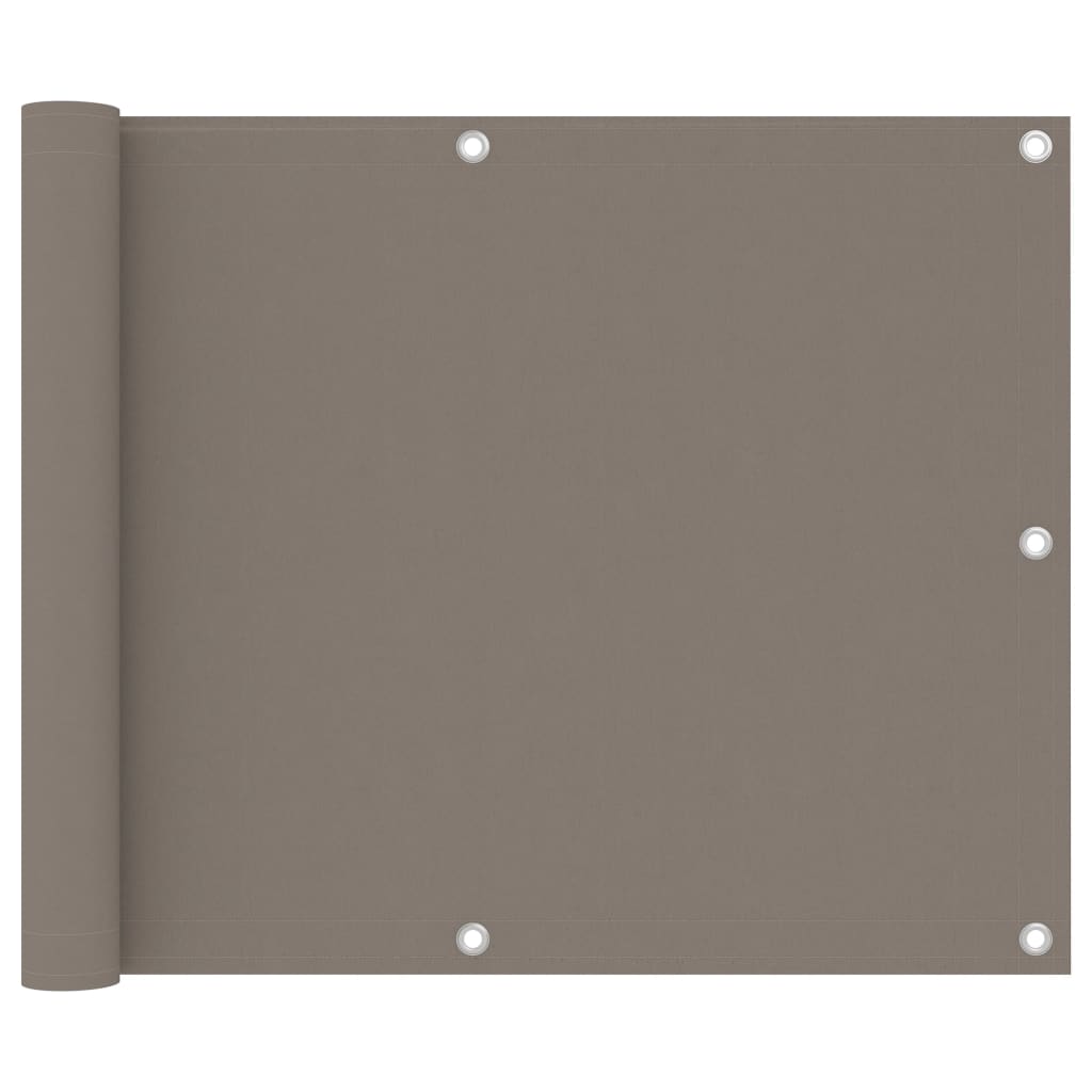 vidaXL Toldo para balcón tela oxford 75x300 cm Color Antracita y blanco, Blanco, Blanco y azul