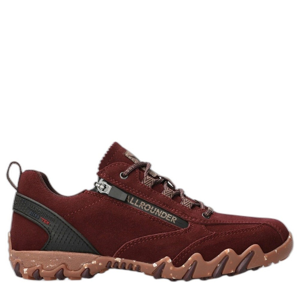 Cómoda NIZAR NUBUCK BURDEOS (granate): deportivas impermeables con nubuck, cremallera, plantilla anatómica y suela de goma flexible que favorece la pisada. ¡Cómpralas! Altura Tacón bajo (1-3 cm) Referencia